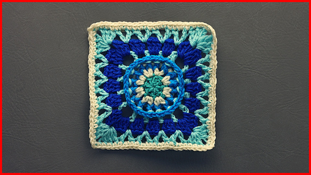 Real Wheel Granny Square