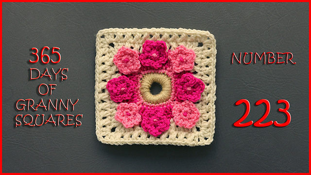 Flower Bunch Granny Square