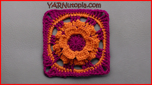 Wild Flower Days Granny Square