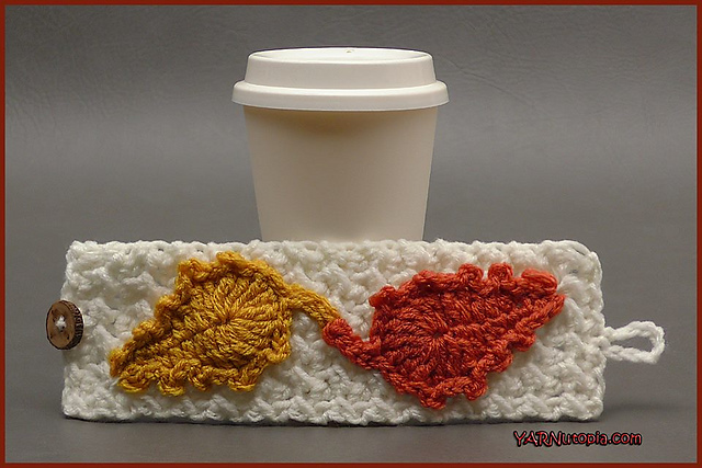 Fallen Leaves Cup and Mug Cozy