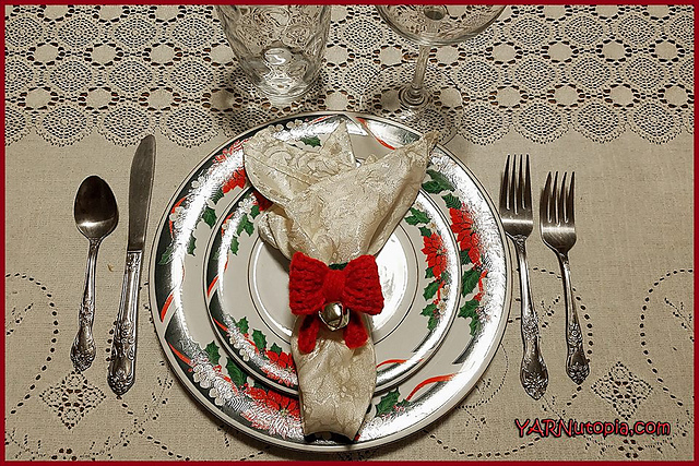 Bows and Bells Napkin Rings