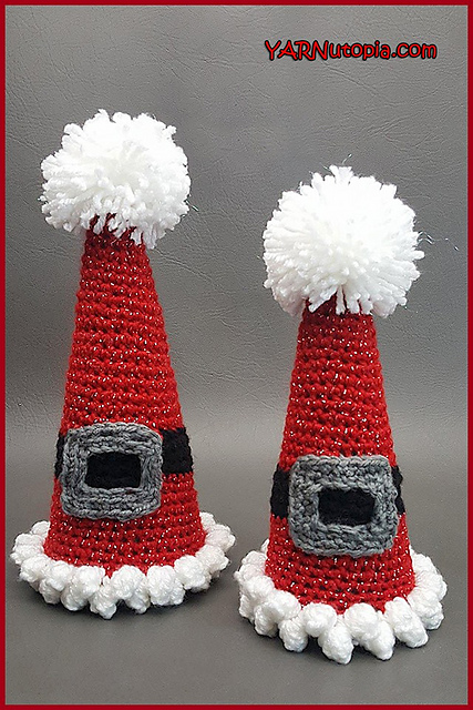 Sparkle and Puff Holiday Cones