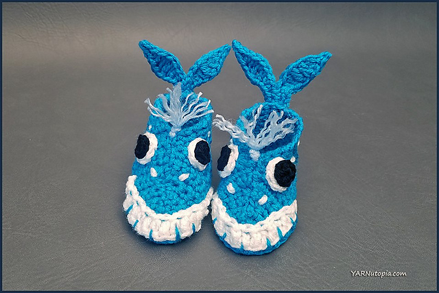 Whale-y Awesome Baby Booties