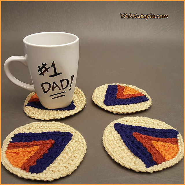 Geometric Arrow Coasters