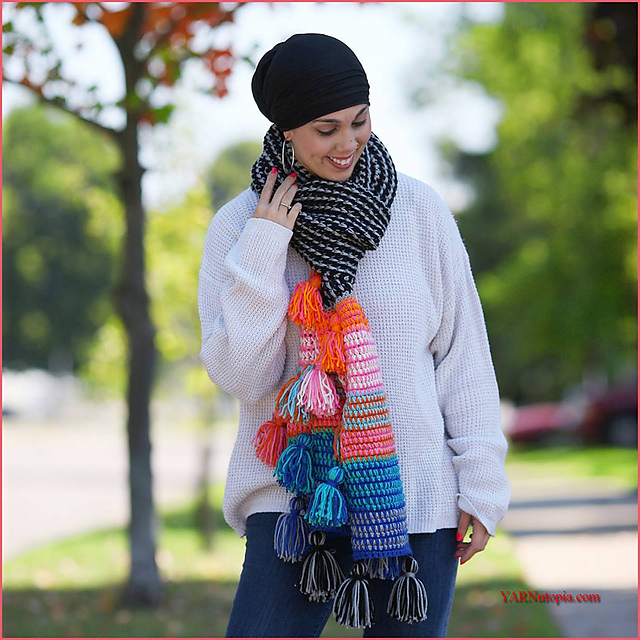 Boho Tassel Scarf