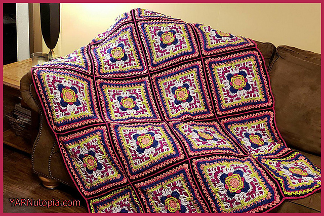 Colorful Visions Afghan