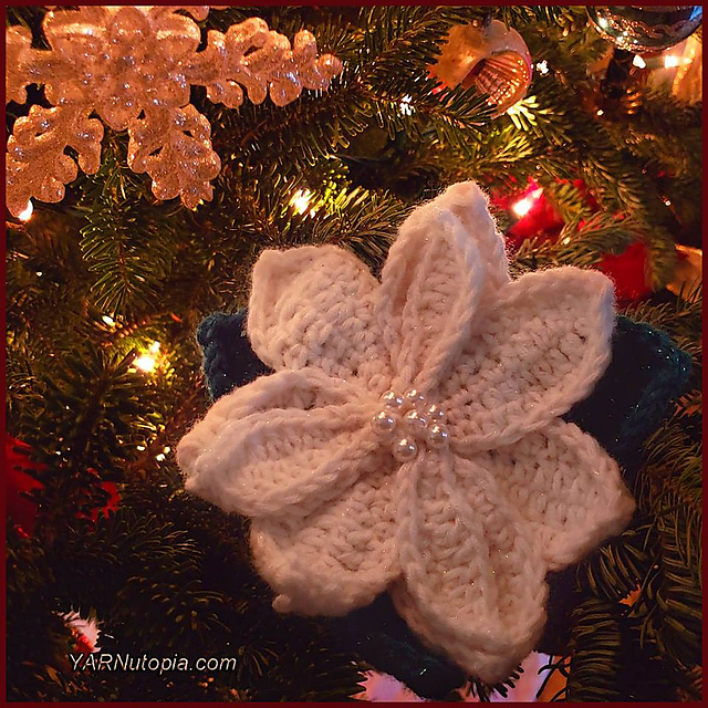 Poinsettia with Pearls