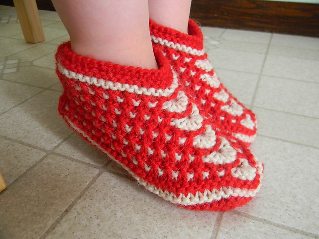 Slip-stitch Slippers for Kids