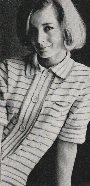 Blouse in Wide Stripes
