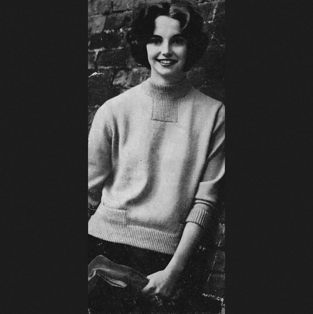 Ravelry Twisted Rib Edged Jumper pattern by Vogue Knitting