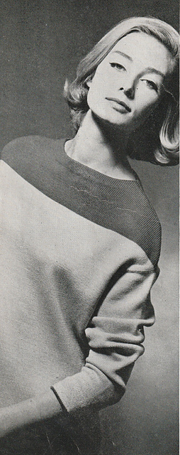 Two-Colour Twist Pullover