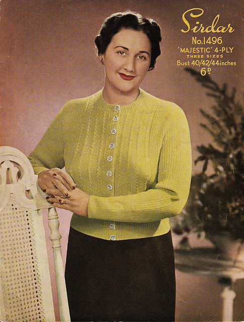 Lady's Jumper Cardigan 1496