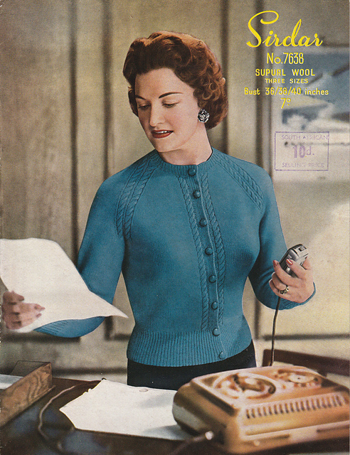 Lady's Jumper Cardigan 7638