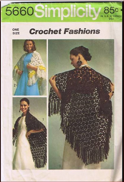 Triangle Shawl with Fringe