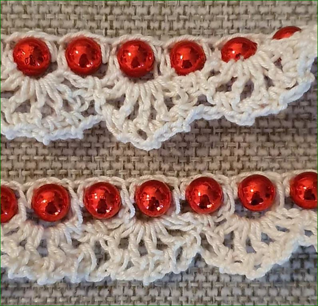 Frosty Beaded Garland
