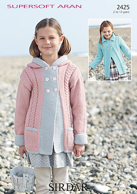 Hooded or Collared Cable Coat