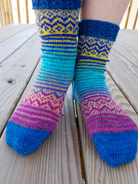 Blustery Day Socks