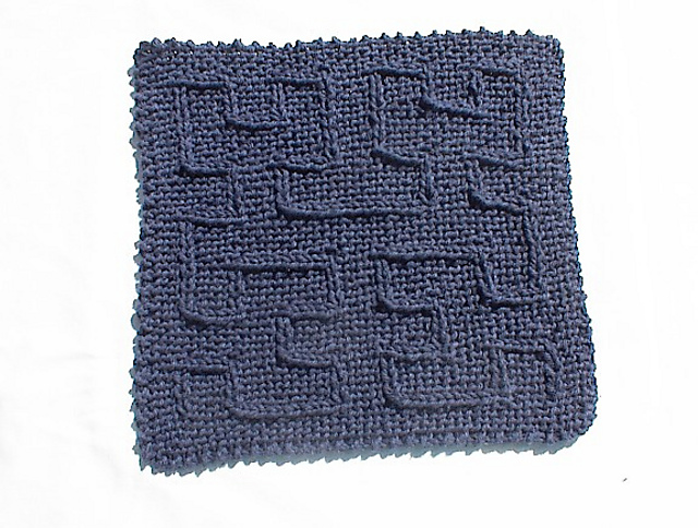 Hilbert Curve Dishcloth