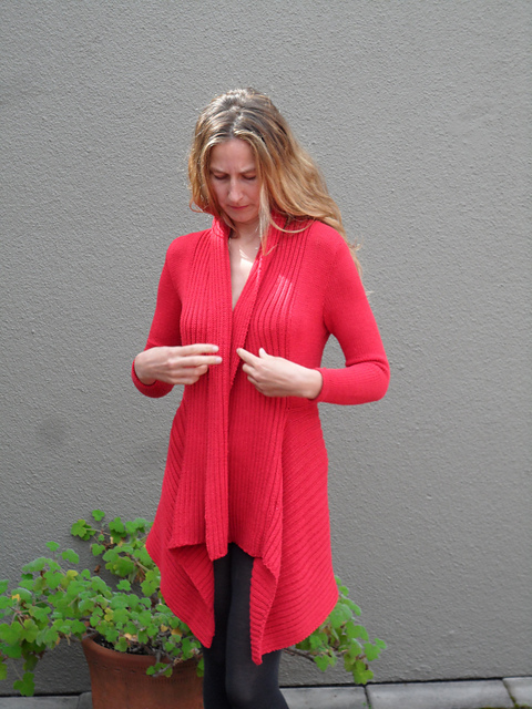 Ravelry: Slanted Rib Jacket Hand Knit pattern by Nancy Roberts