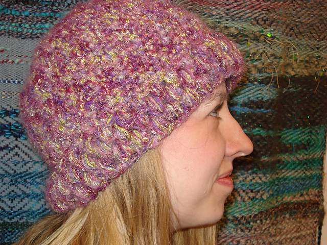 Glitsy Glowing Cloche Hat