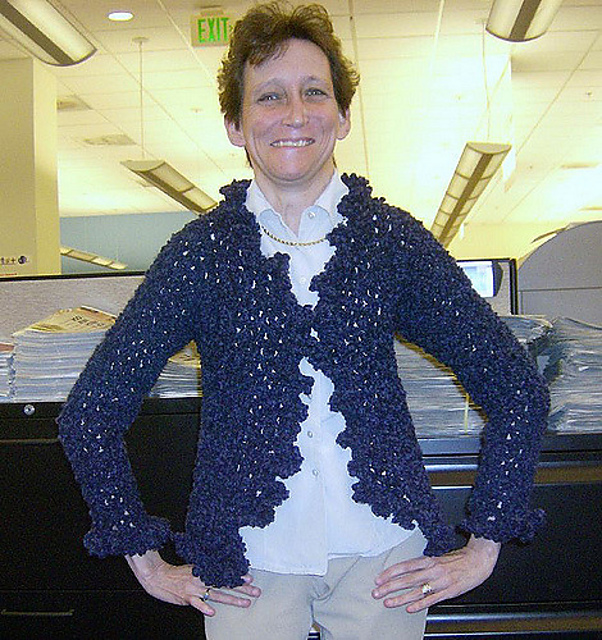 Ruffle Cardigan