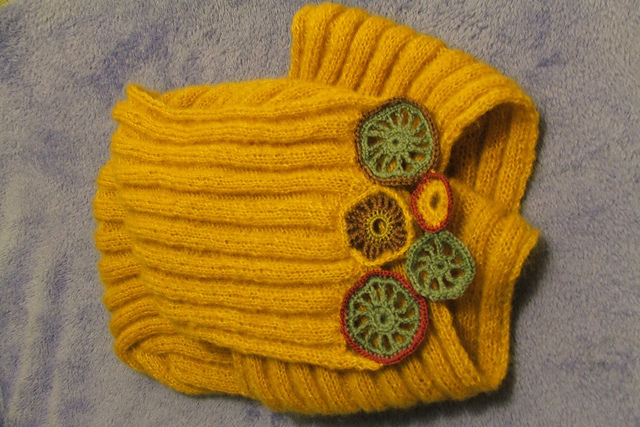 Green Hooded Scarf