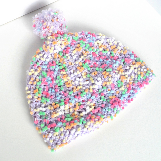 Pom pom galore child hat