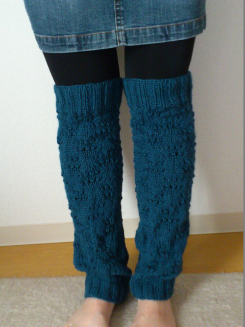P.18  Lacy Legwarmers
