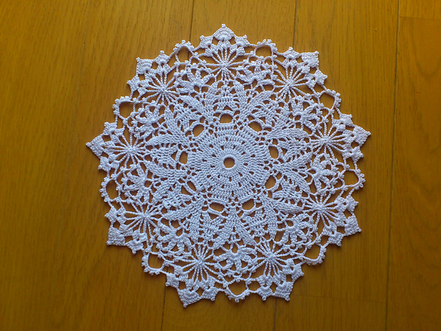 Round Crochet Doilie