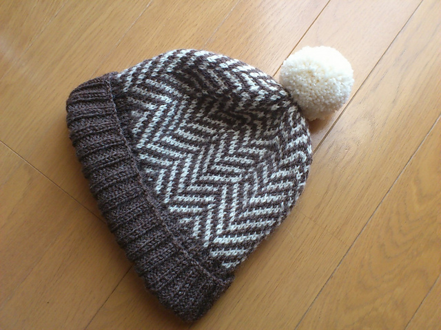 Herringbone Hat ヘリンボーン柄のキャップ
