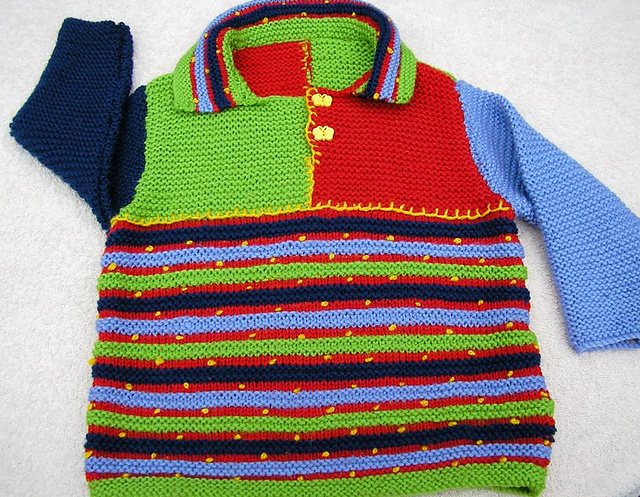 Design 4 - Jumper with Collar and Raglan Set-In Sleeves