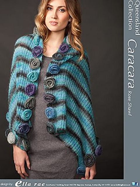 Caracara Rose Shawl