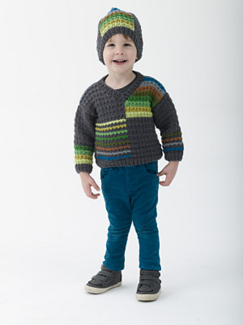 Cozy Colorblock Hat