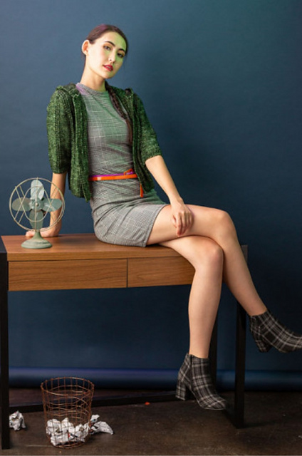 Loop Hooded Cardigan