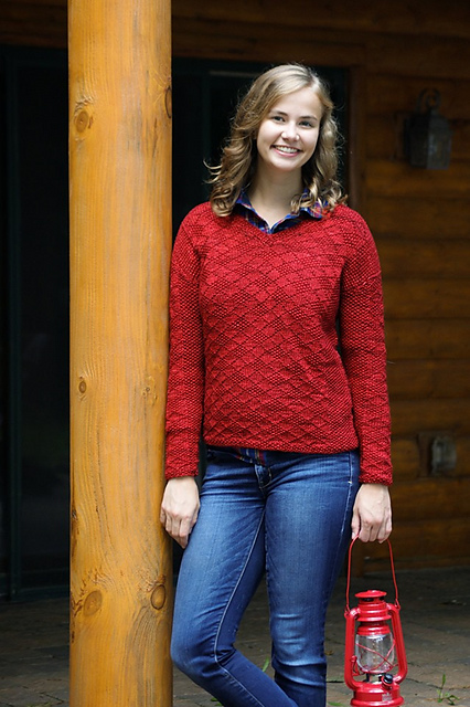 Cranberry Harvest Sweater