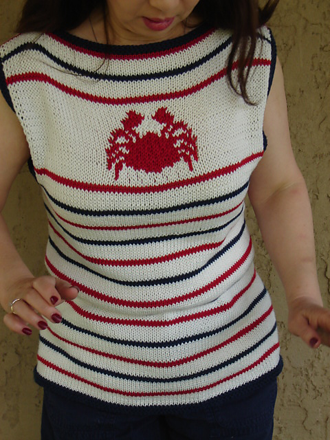 Crab Knit Tank