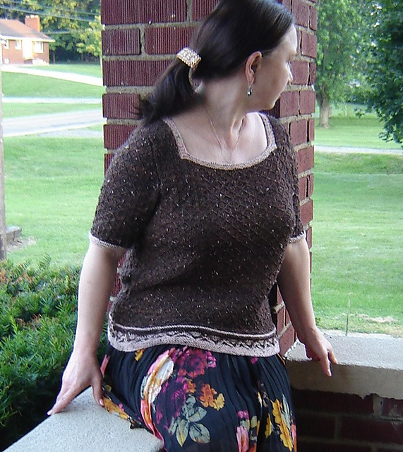 Butterfly Polka Top