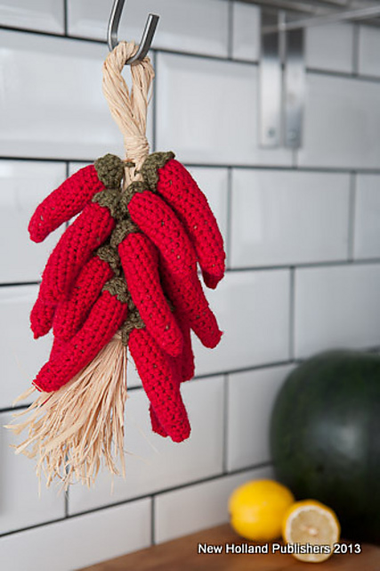Hot Chilli Ristra and String 
