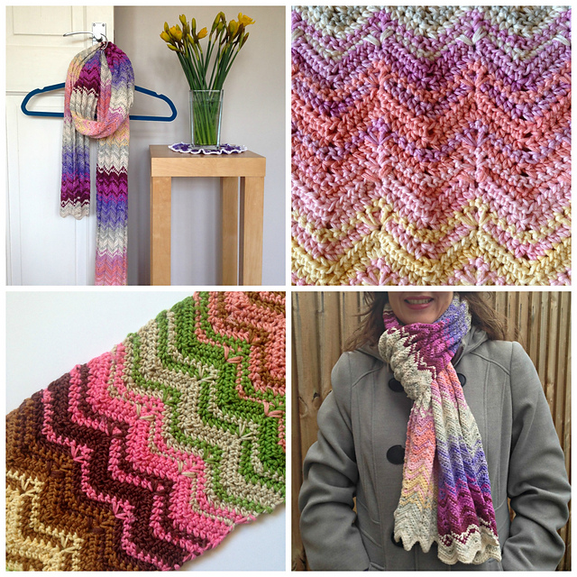 Multicolour Chevron Scarf
