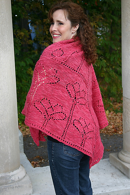 Poppy Field Shawl