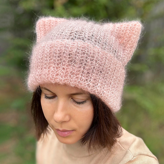 Fluffy Kitten Beanie