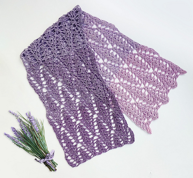 Scarf Shawl Lavender