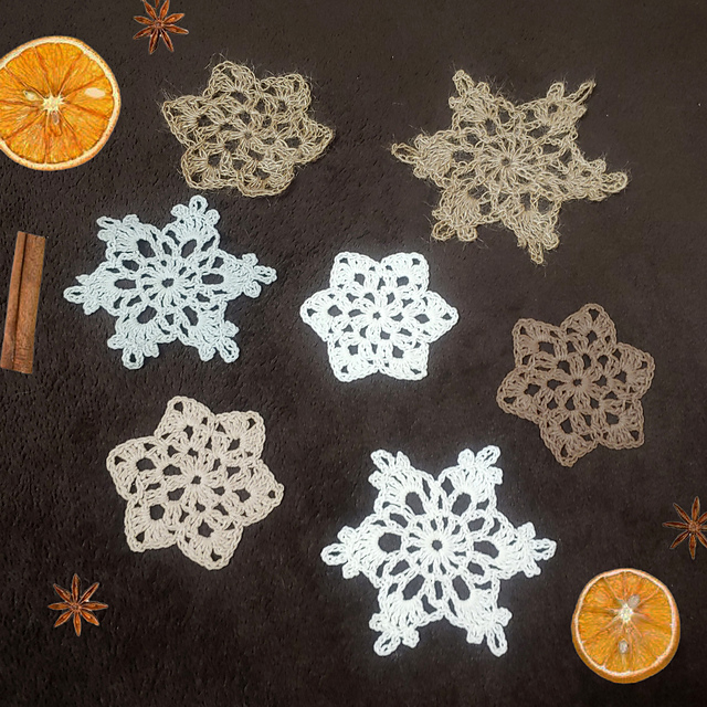 Snowflakes 2 pieces set