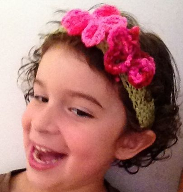 Flower Headband and Hairclip