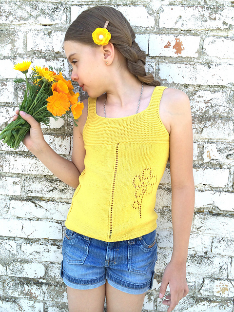 Top with Flower