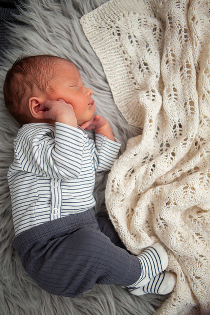 Lövsal - baby blanket