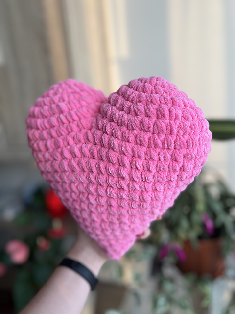 Giant Heart Pillow
