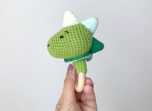 Dinosaur Dragon Baby Rattle
