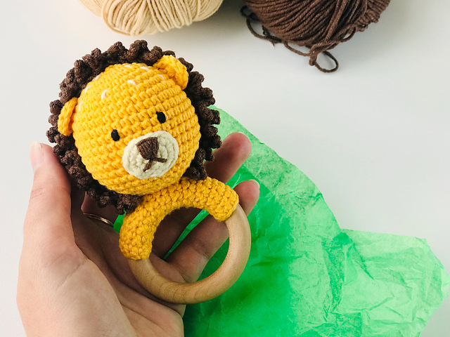 Lion Baby Rattle