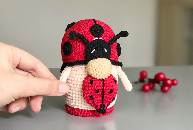 Ladybug Gnome